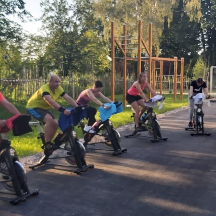 Indoor Cycling Außenbereich